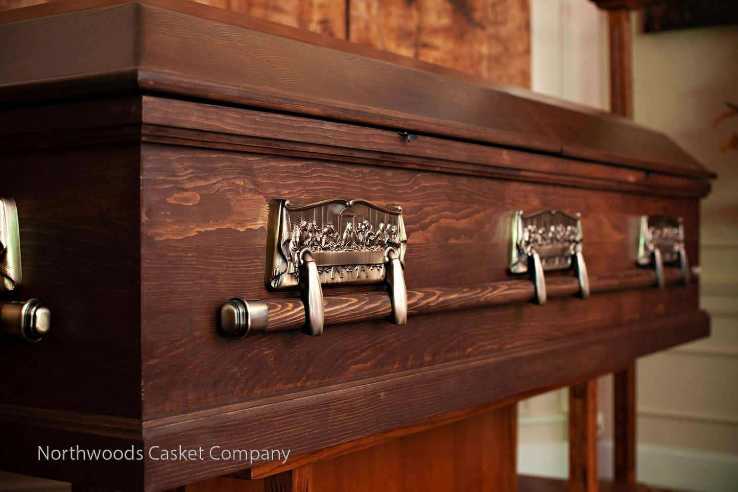 The Last Supper Pine Casket ~