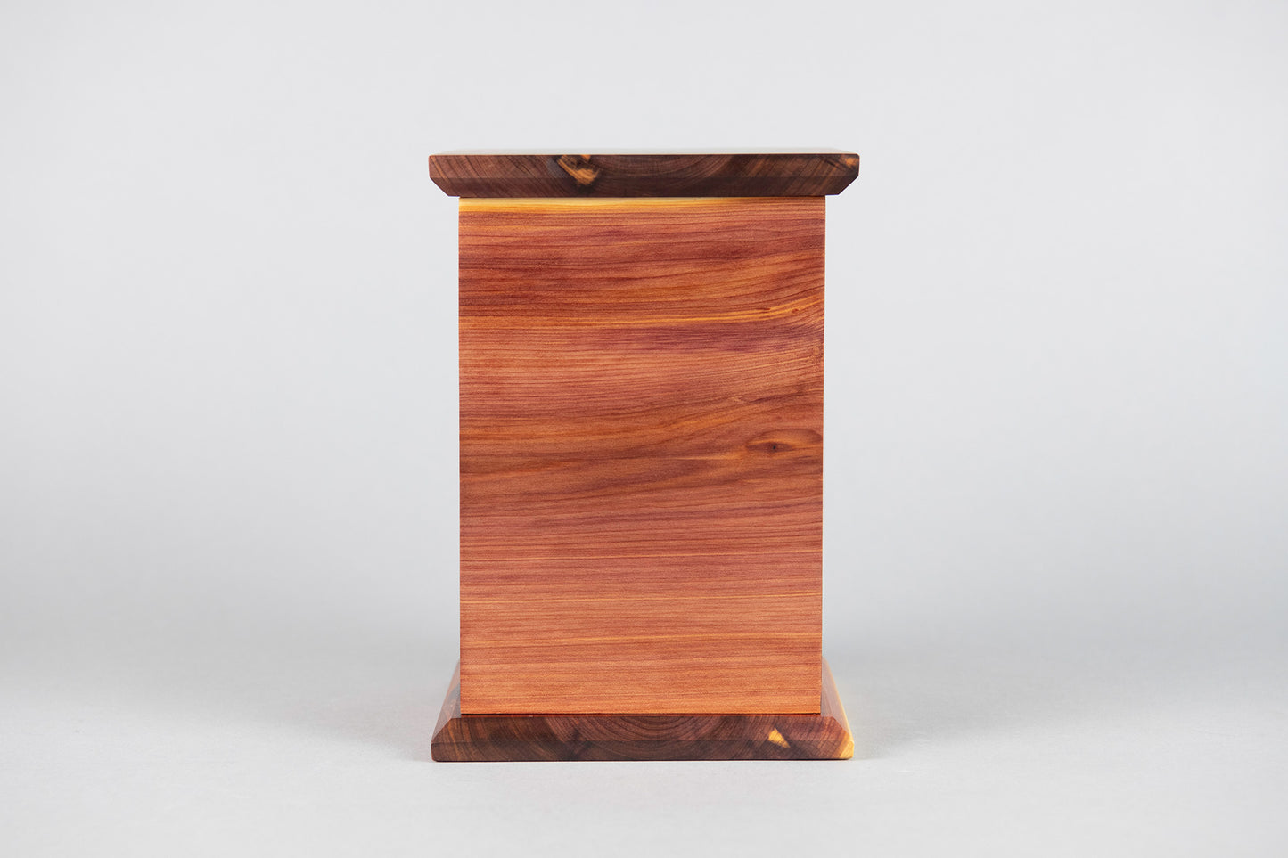 Cedar Cremation Urn in Candor Style, Sharing Size, Large