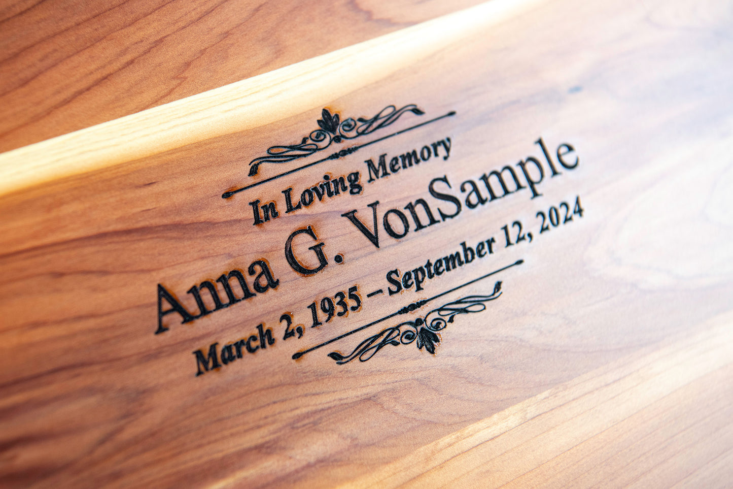 Personalized Urn Engraving