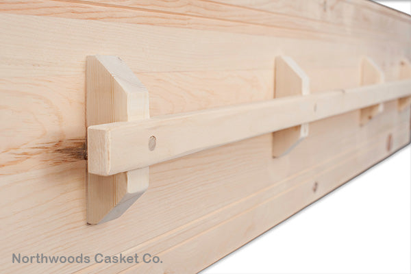 Simple Pine Box Casket