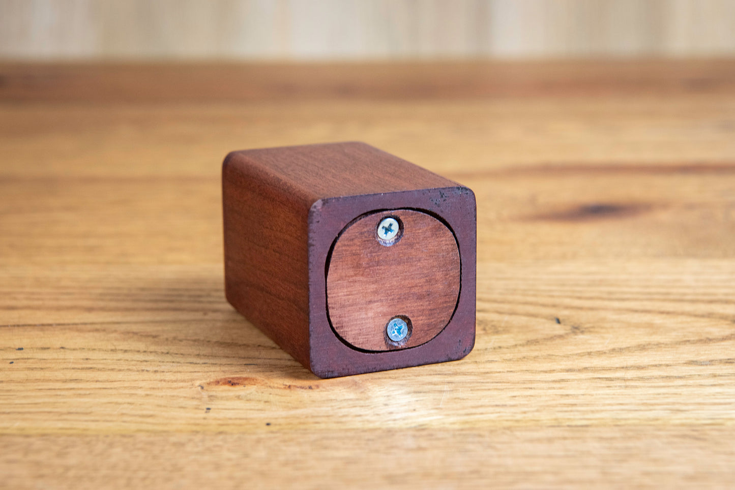 Rustic Cherry Cremation Urn, Sharing Size, Small Keepsake