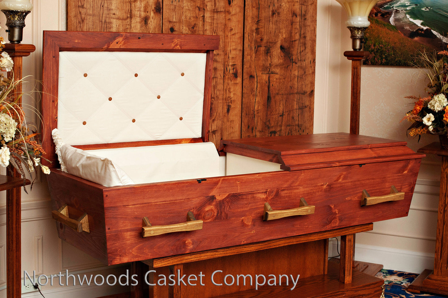 Old World Pine Casket in Copper Canyon