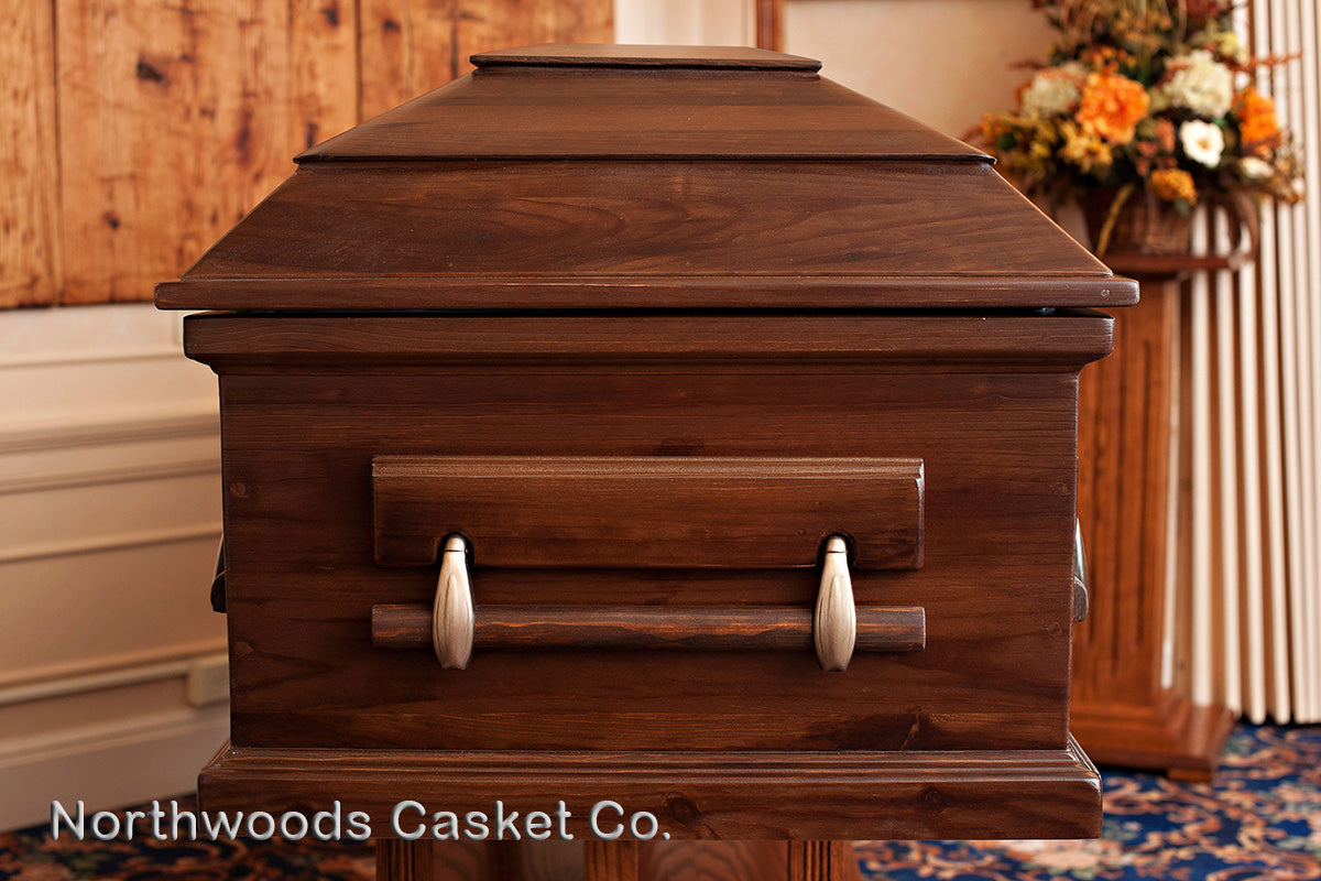 Priest Casket in Tavern Brown