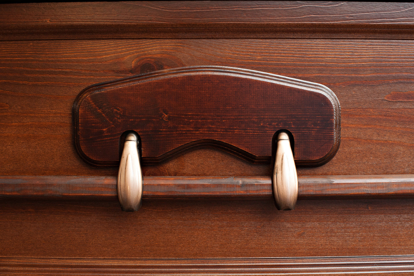 American Heritage Pine Casket in Tavern Brown