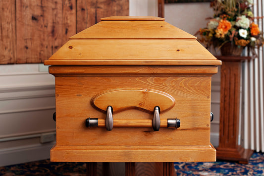 American Heritage Casket in Harvest Wheat ~