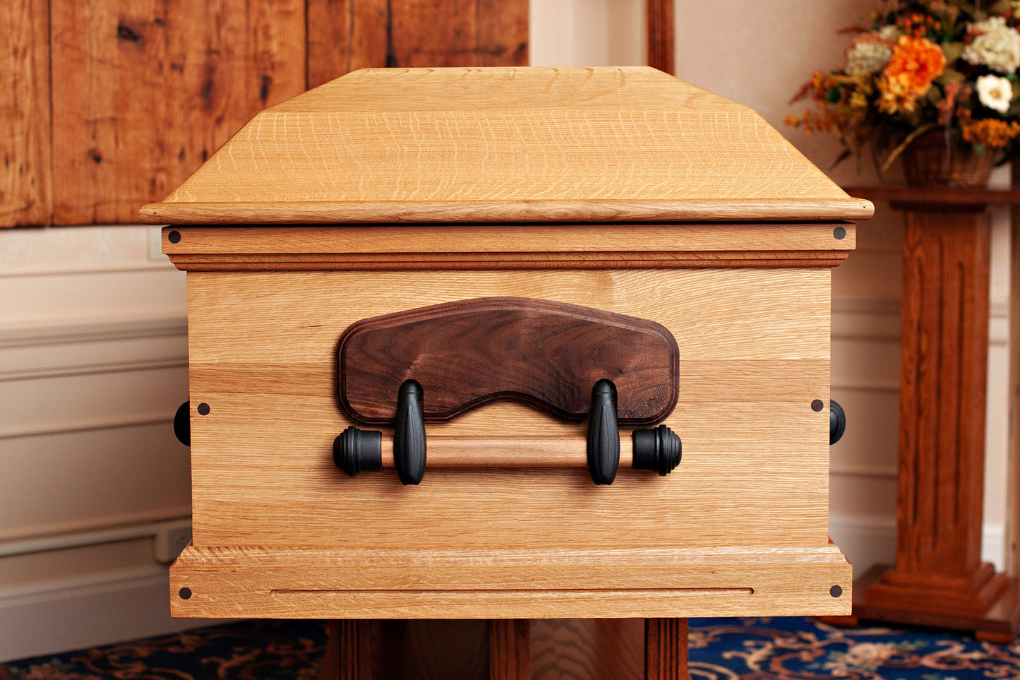 Quartersawn White Oak Casket