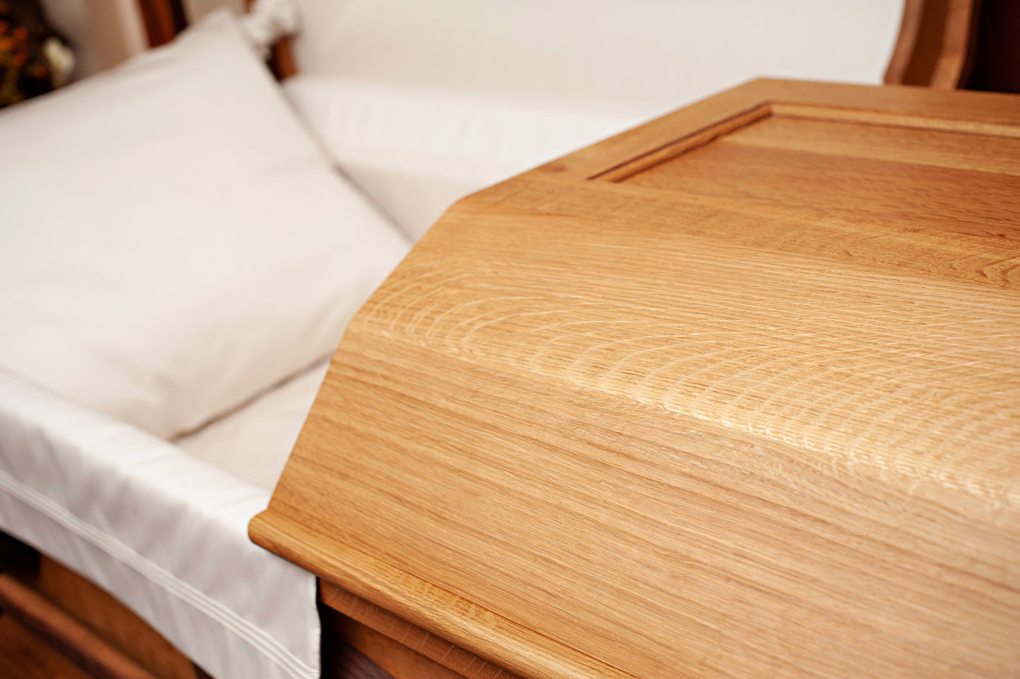 Quartersawn White Oak Casket