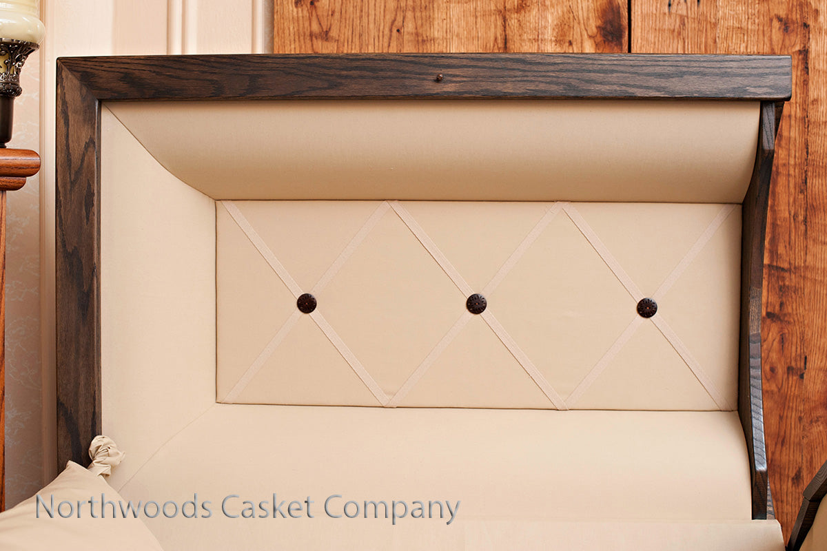 American Heritage Oak Casket in Mission Oak