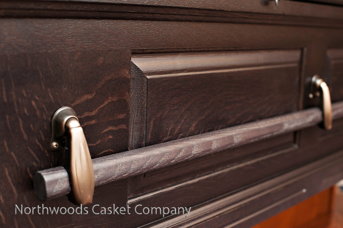 Art Nouveau Craftsman Oak Casket