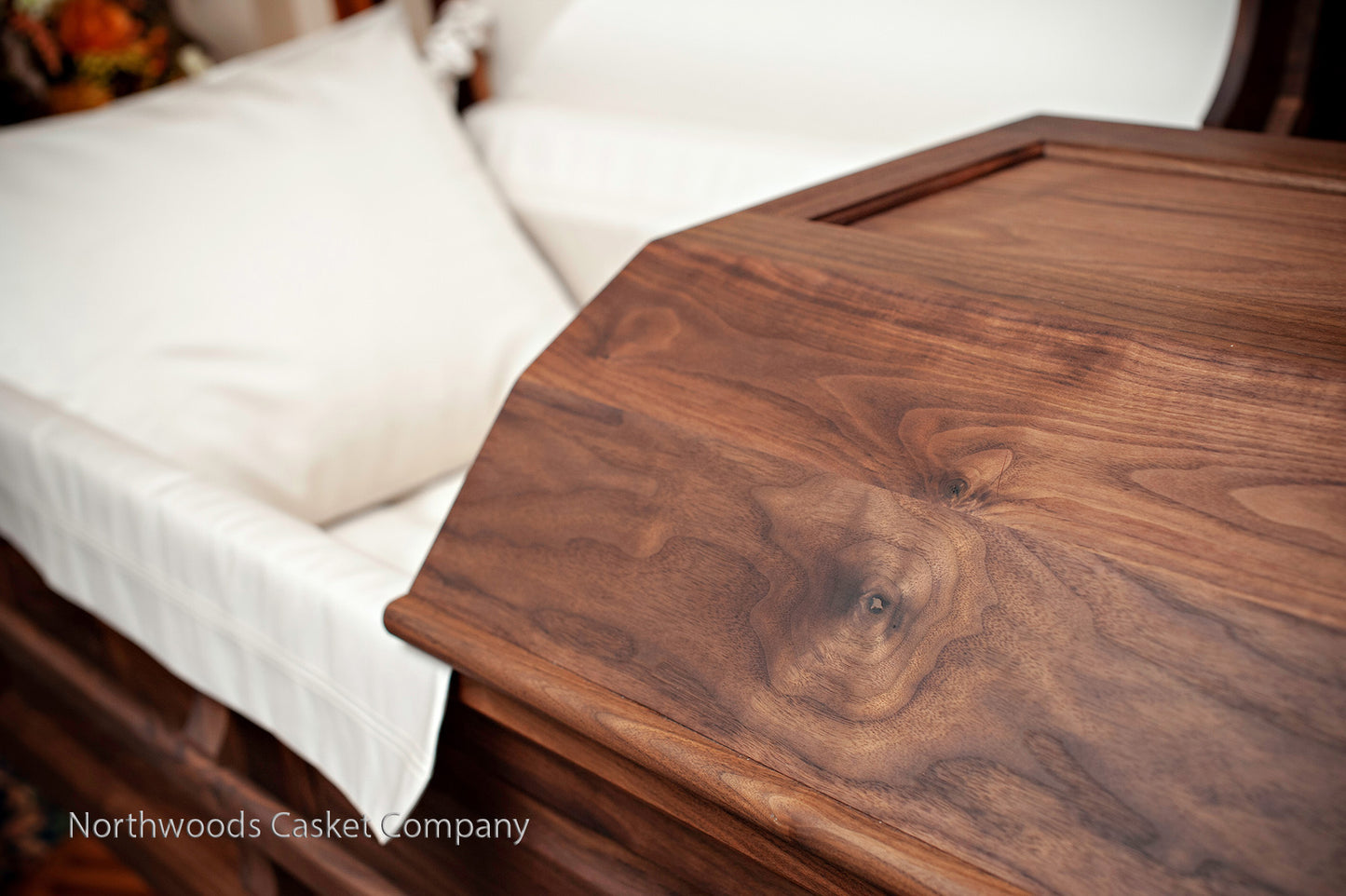 Walnut Casket with Craftsman Handles