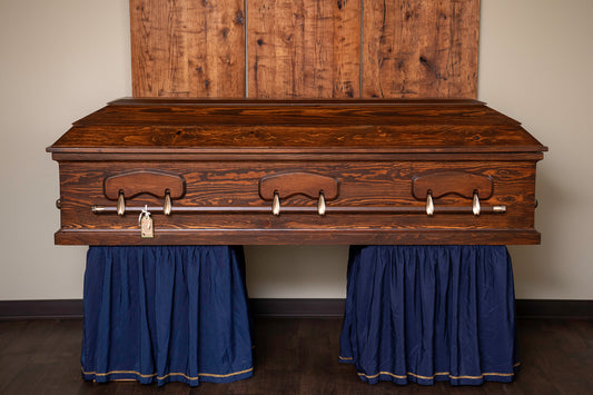 Priest Casket in Tavern Brown