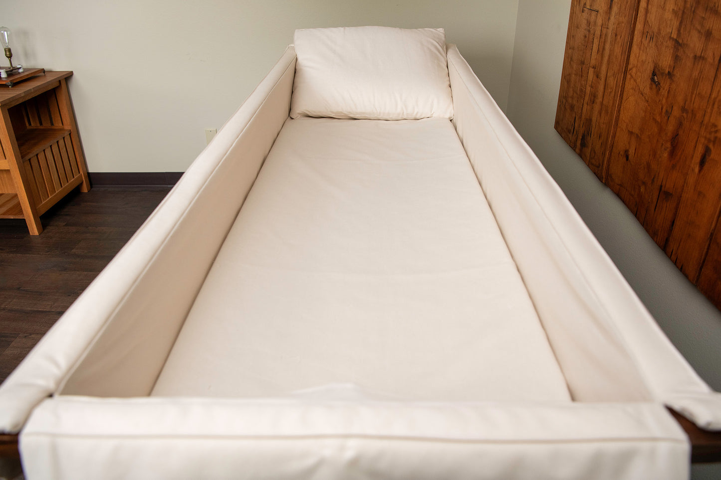 Priest Casket in Tavern Brown