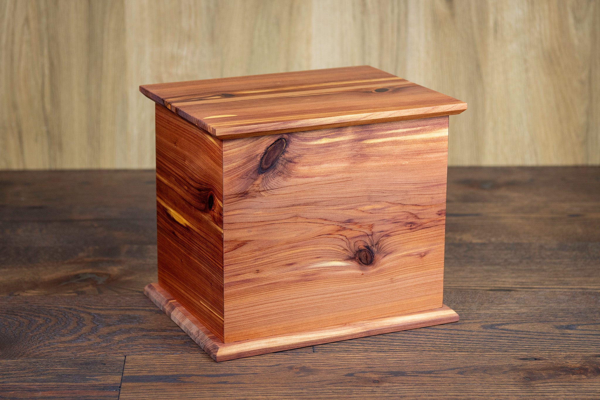 Cedar Cremation Urn in Candor Style, Companion Size ~ – Northwoods ...