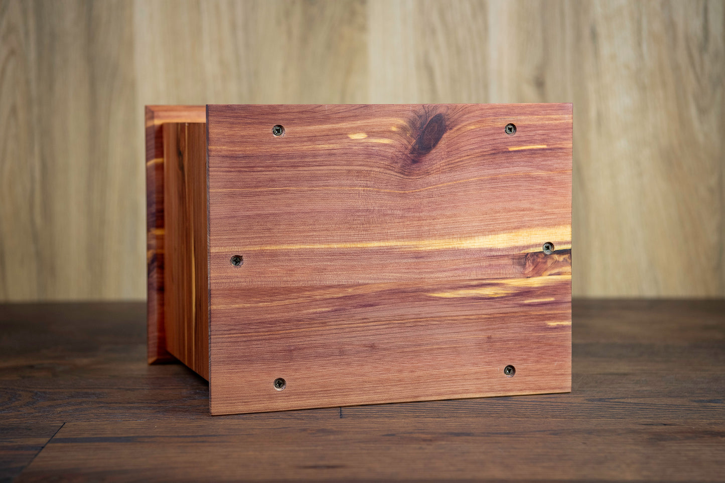 Cedar Cremation Urn in Candor Style, Companion Size