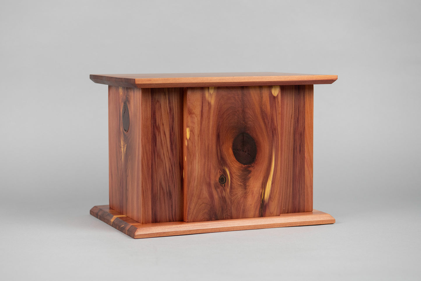 Cedar Cremation Urn in Candor Style, Large Adult Size