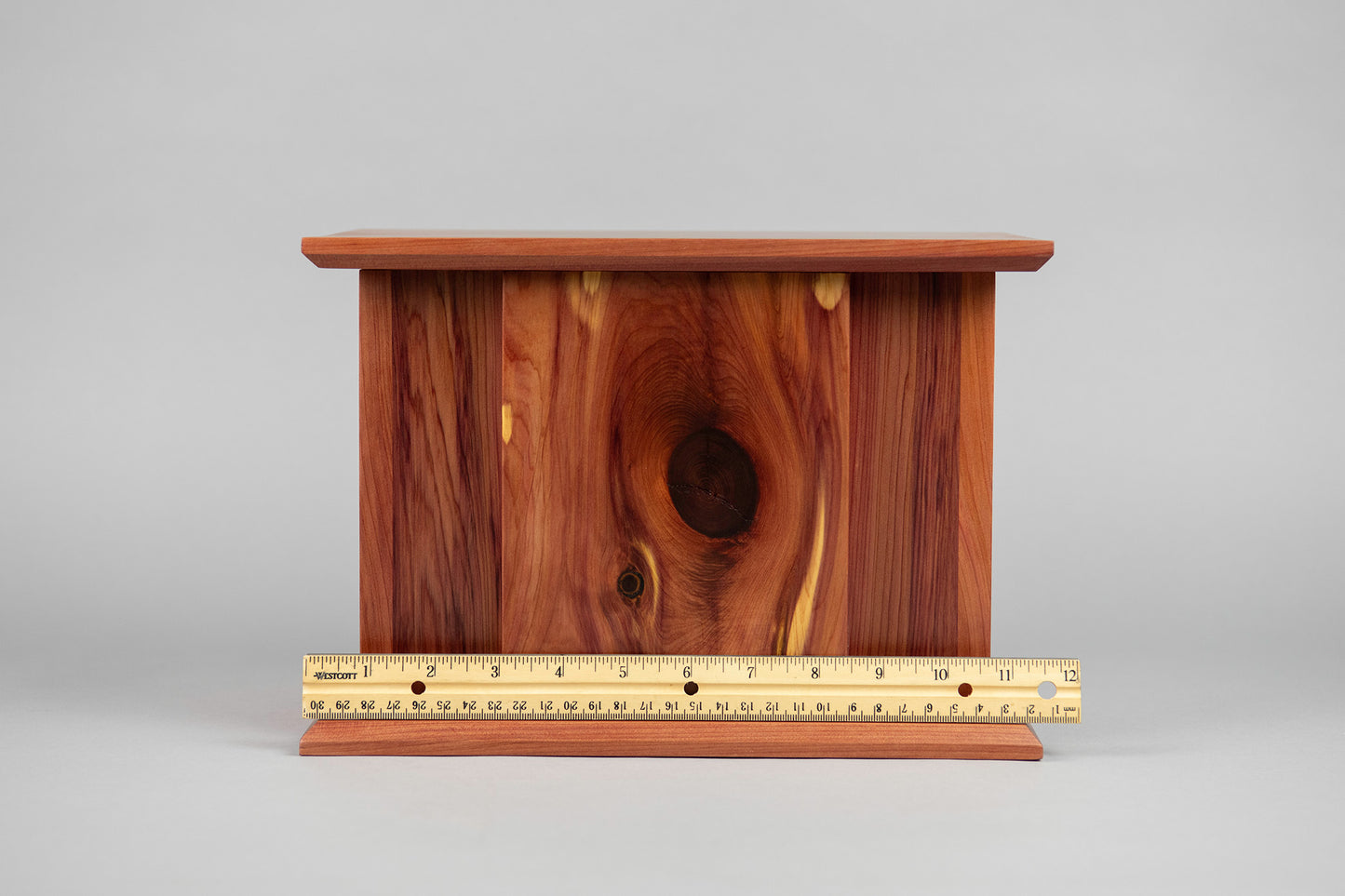 Cedar Cremation Urn in Candor Style, Large Adult Size