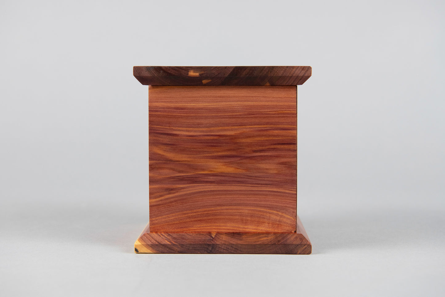 Cedar Cremation Urn in Candor Style, Sharing Size, Medium