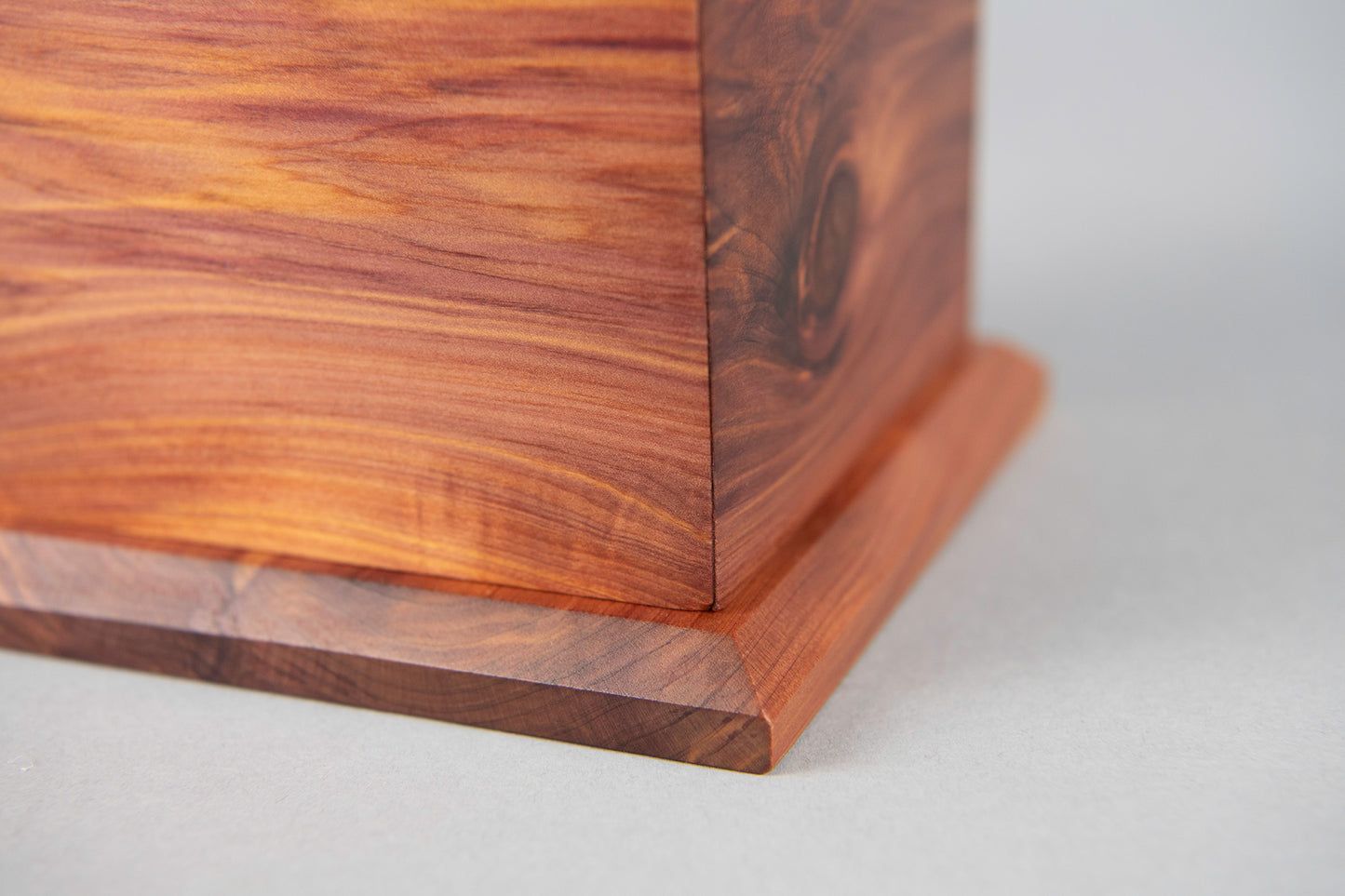 Cedar Cremation Urn in Candor Style, Sharing Size, Medium