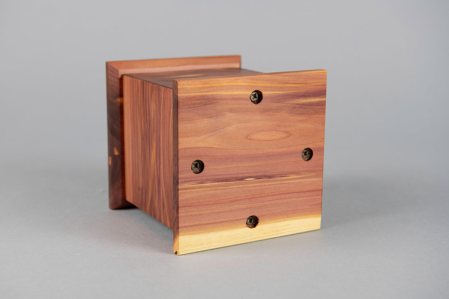 Cedar Cremation Urn in Candor Style, Sharing Size, Medium