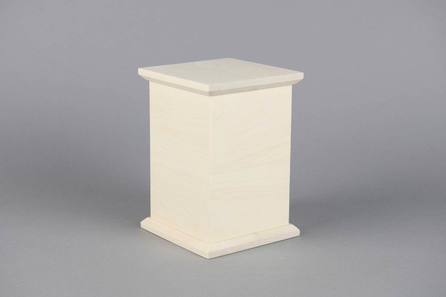 Unfinished Aspen Cremation Urn in Candor Style, Sharing Size, Large