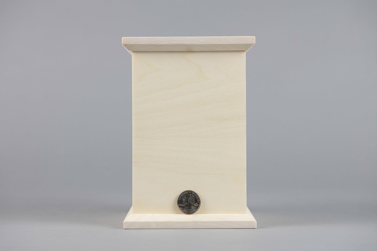 Unfinished Aspen Cremation Urn in Candor Style, Sharing Size, Large