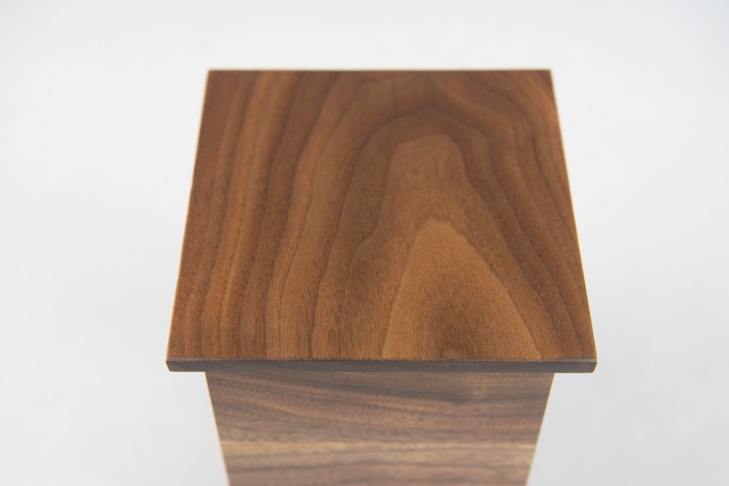 Walnut Cremation Urn in Candor Style, Sharing Size, Large