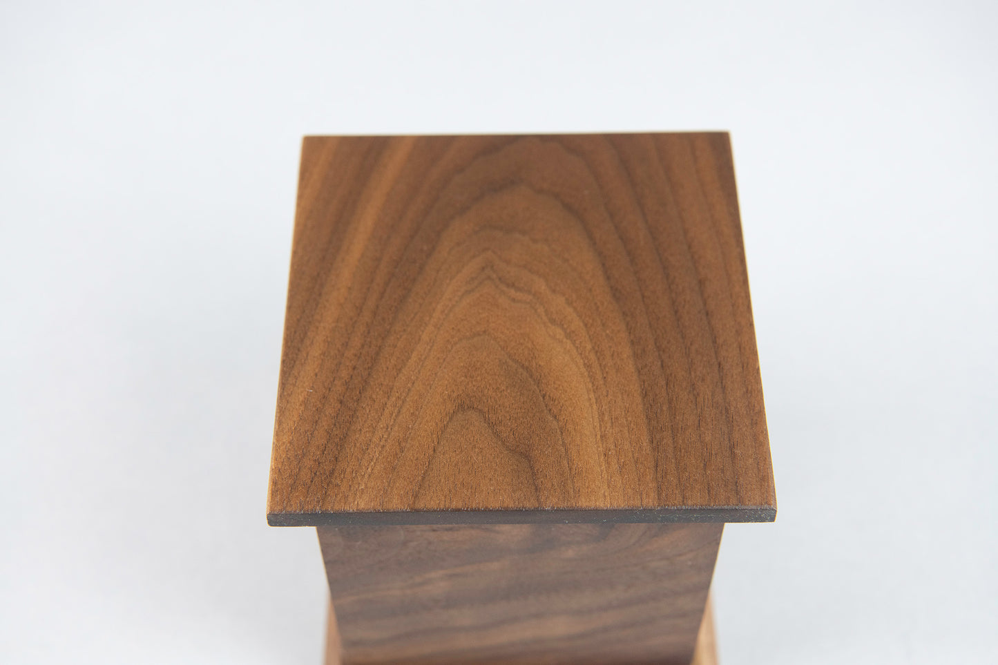 Walnut Cremation Urn in Candor Style, Sharing Size, Medium