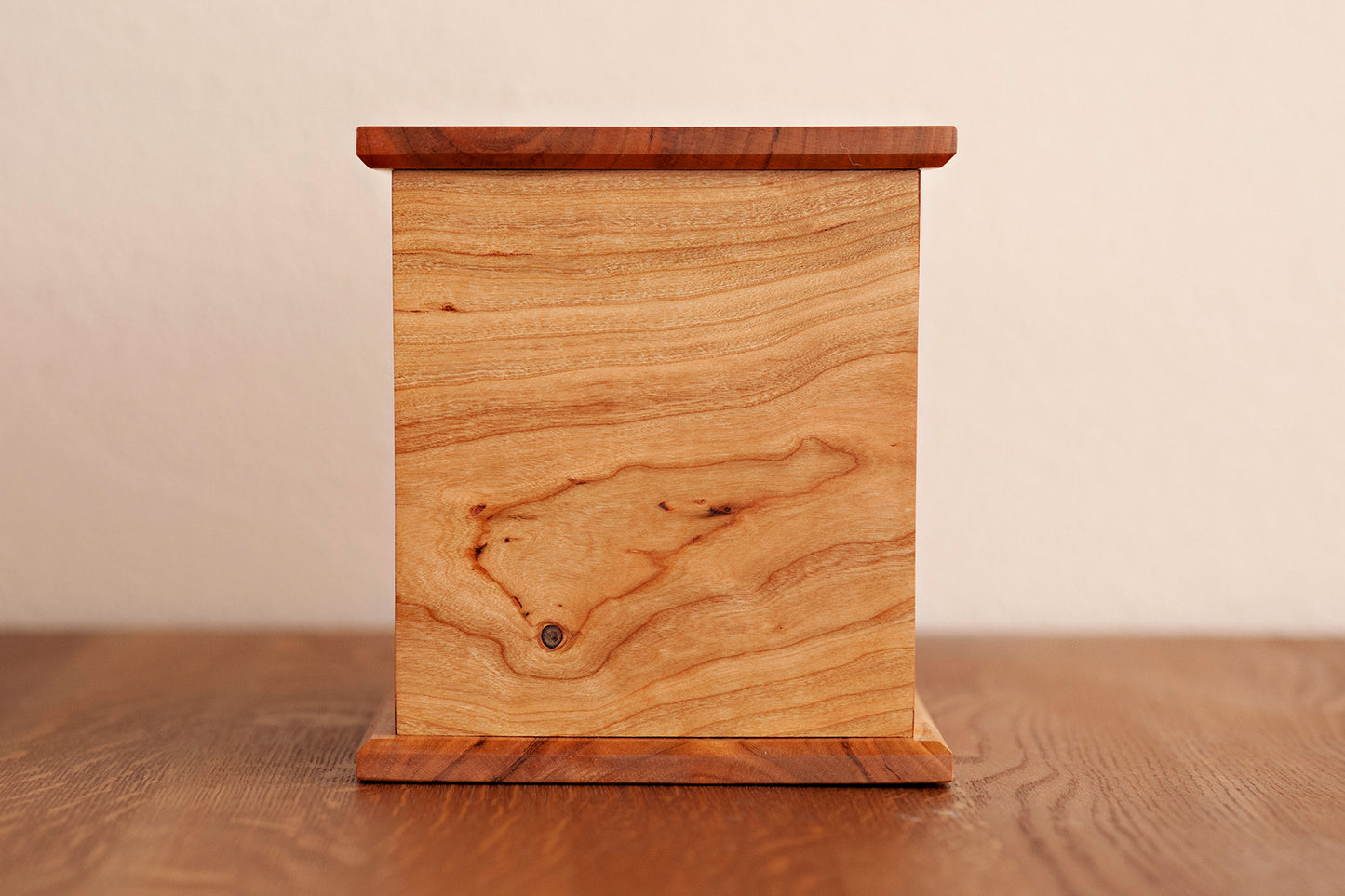 Cherry Cremation Urn in Candor Style, Standard Adult Size