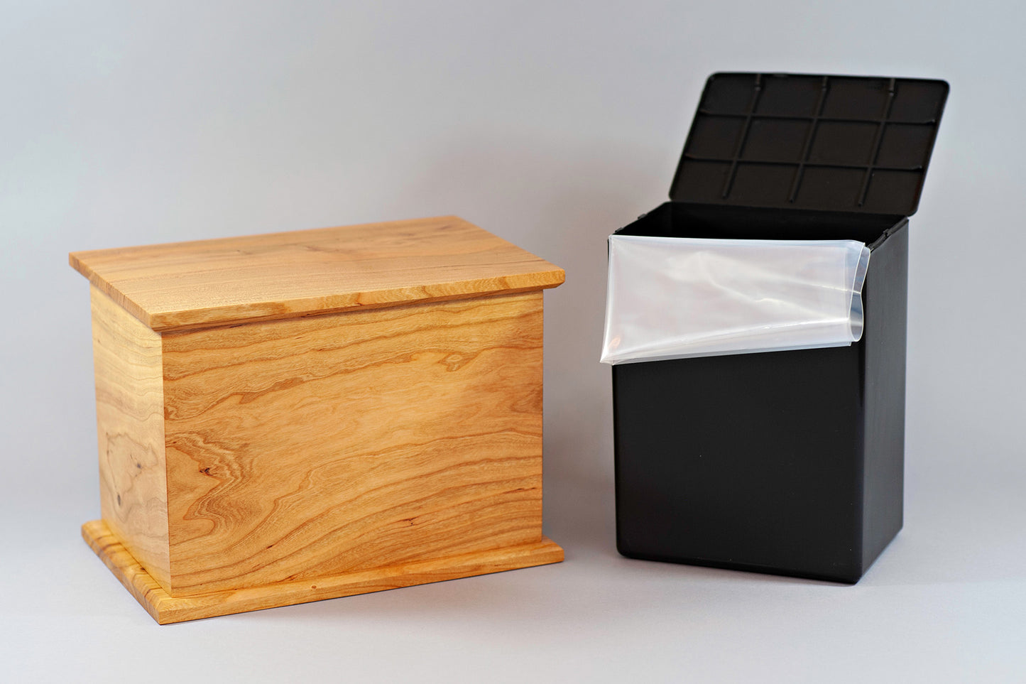 Cherry Cremation Urn in Candor Style, Standard Adult Size